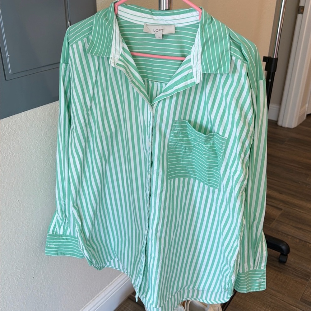 Loft Stripped Blouse